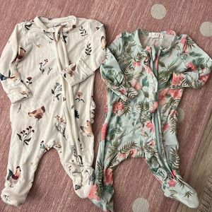 Angel Dear Zippered Footies